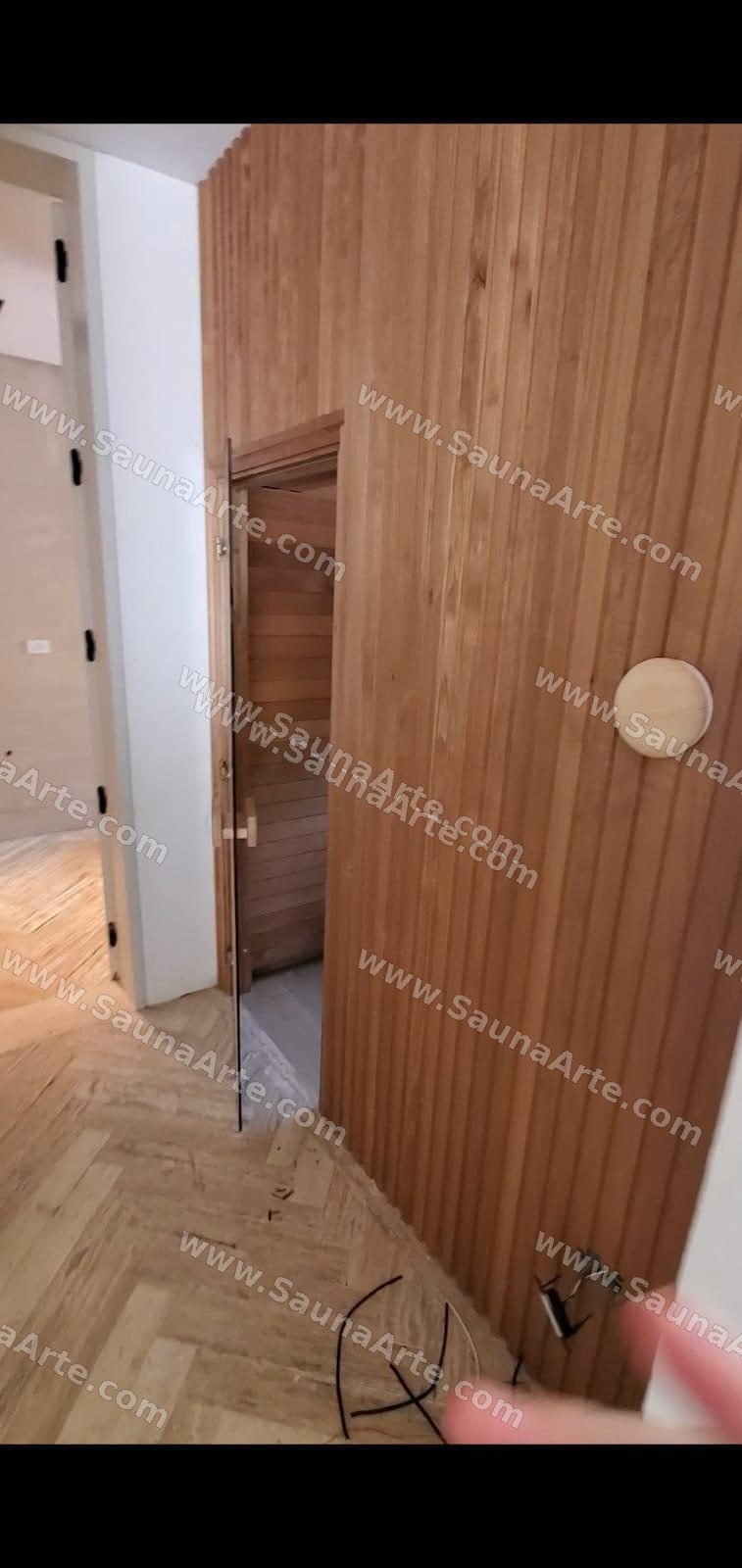 Detalle de sauna Barranca Casa de Campo
